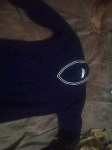 Vintage Navy V-Neck Sweater