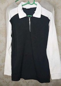 Stylish Black & White T-Shirt