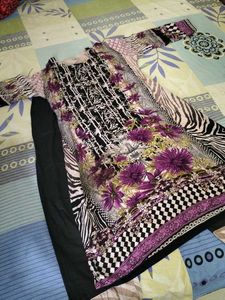 Floral Print Salwar Kameez