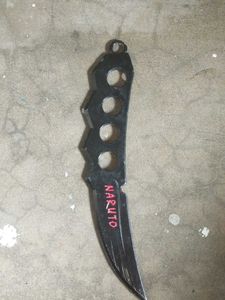 Naruto keychain knife