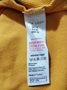 New Look Mustard Colour Top