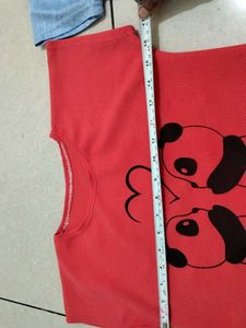 combo women Cute Panda Print T-Shirts