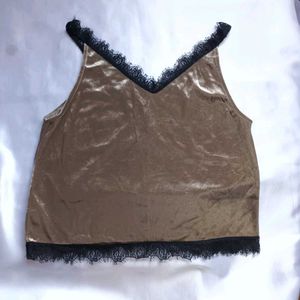 Velvet &amp; Lace Cami