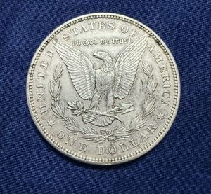 1 Us Morgan Dollar 1896 Silver Coin Extremely Rare