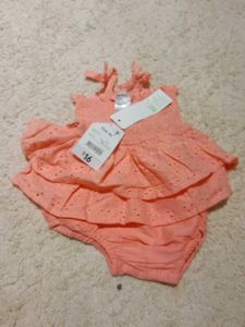 Cute Peach Romper
