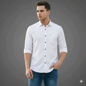 White Button-Down Shirt