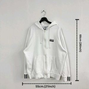 Adidas Ryv Full Zip Hoodie White