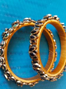 Lotus Kundan Bangles 🪷✨