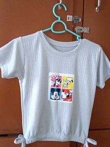 Cartoon Graphic Print Tee