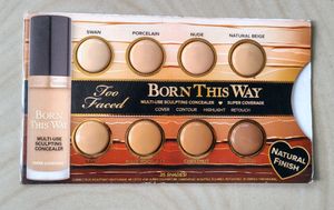 Too Face Born This Way Concealer Shade Card Sample