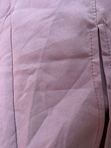 Mauve Wide Leg Tie Pants