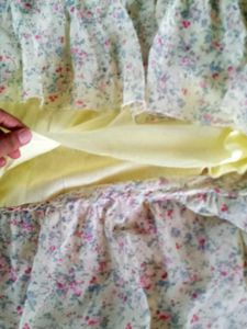 Yellow Floral Print Dress
