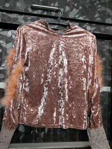 Velvet &amp; Lace Top