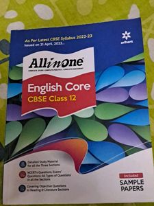 All In One English Core Cbse Class 12