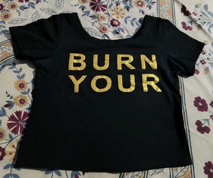Slim-fit Crop T Shirt