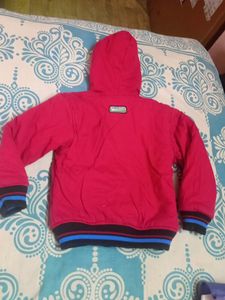 Reversible Hooded Jacket For Boys N Girls