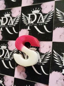 Resin Alfabet Keychain