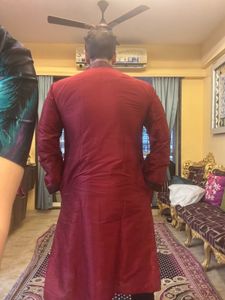 Maroon Ethnic Kurta