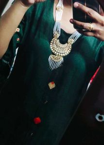 Long Moti Kundan Set