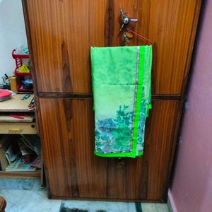 Green Floral Saree