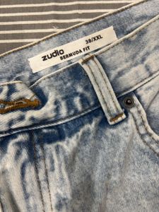 Distressed Denim Shorts