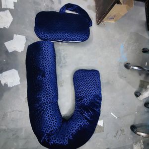 J Shape New Maternity Pillow with removable Cover