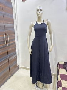 Elegant Halter Neck Maxi Dress