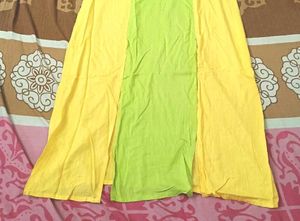 Green &amp; Yellow Kurta(Naari Brand)