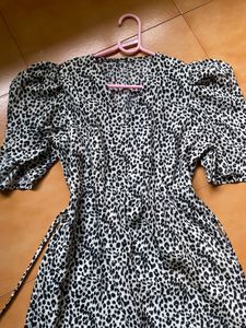 Cotton Leopard Korean Dress 🤌🏻