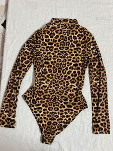 Leopard Print Bodysuit