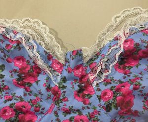 Lace Floral Cordet Top