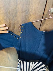 Dress For Girls Navy Blue