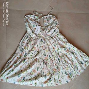 sotbella floral halter sundress m size