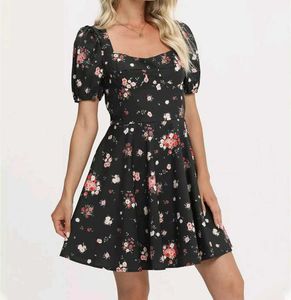 Floral Print Mini Dress