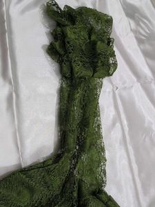 Green Blouse with Embroidery