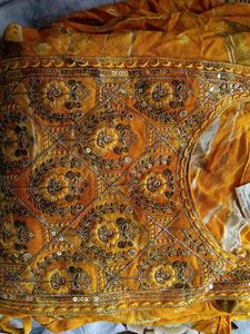 Yellow, Gold Mixed Colour Cotton  Kurtha