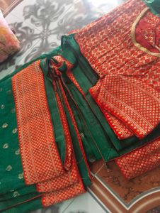 Saree &amp; Blouse Fabric Bundle