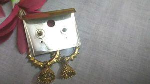 Floral Jhumka Earrings