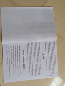 HTML, CSS &amp; JavaScript  Printed On A4