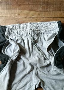 Grey Casual Shorts