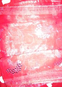 Vintage Metallic Scarf Saree