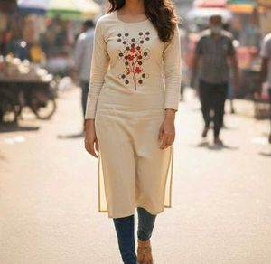 Elegant Embroidered Kurta