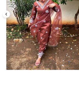 Elegant chocolate kurta Set