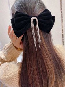 Rhinstone Bow Clip