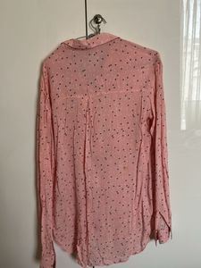 Pink Star Print Shirt