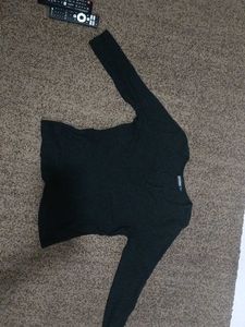 Black Body Fitted Top For Sale