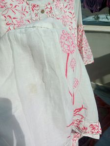 Flower Printed Frock. Size - L