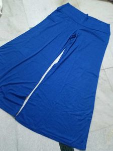 32 Size Blue Wide Leg Yoga Pants