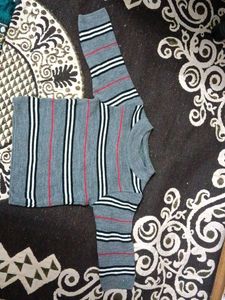 Striped Knit Sweater