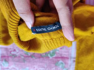 Yellow Light Knit Sweater